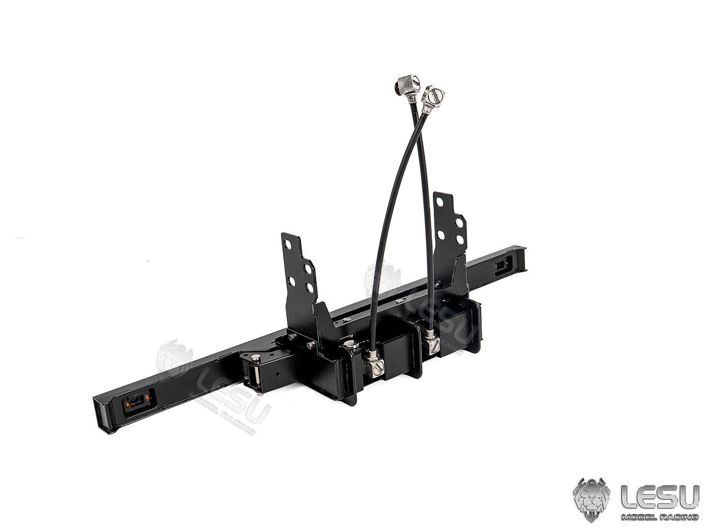 LESU Metal Hydraulic Telescopic Rear Tail Bumper Sets for Roll On Off Dumper DIY 1/14 Remote Control Truck Model Without Light
