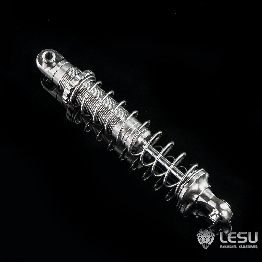 LESU RC Metal Hydraulic Shock Absorber With Length 90mm 80mm Suitable for 1/10 Remote Control Crawler Vehicle Parts Acceories
