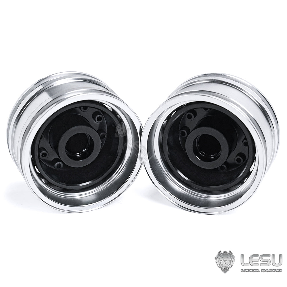 LESU Metal Wheel Hubs Hexagon Bearing Brake Drum Suitable for 1/14 RC Car Remote Control Dumper Tipper Truck Spare Part