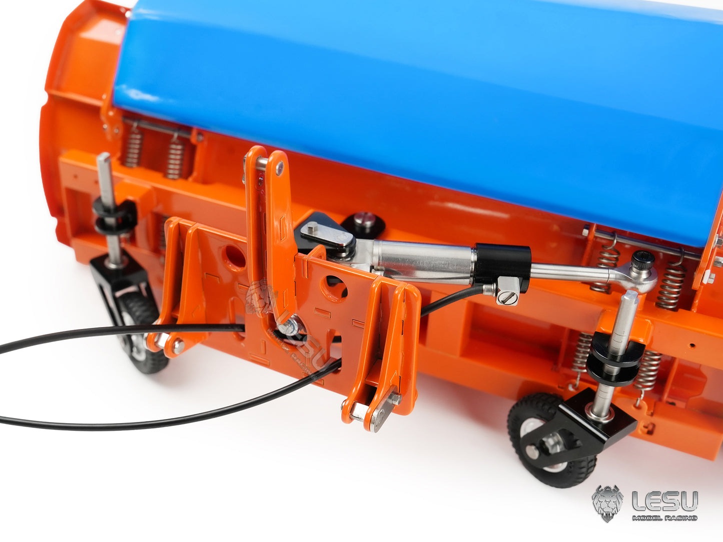 Metal Snow Shovel Manual Quick Release seat Coupler for A0018 LESU 1/14 RC Hydraulic 1050 Agricultural Truck A0018 DIY Model Parts