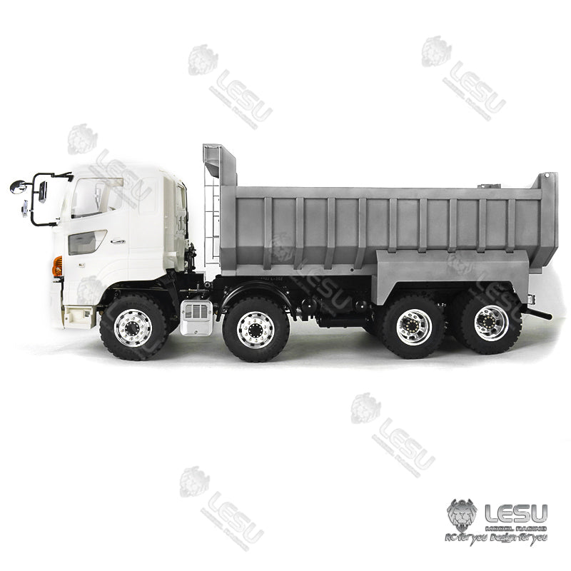 LESU 1/14 RC 8*8 for Metal Hydraulic Dumper Truck Tipper Construction Vehicle Model W/ Servo ESC Motor Spare Parts DIY