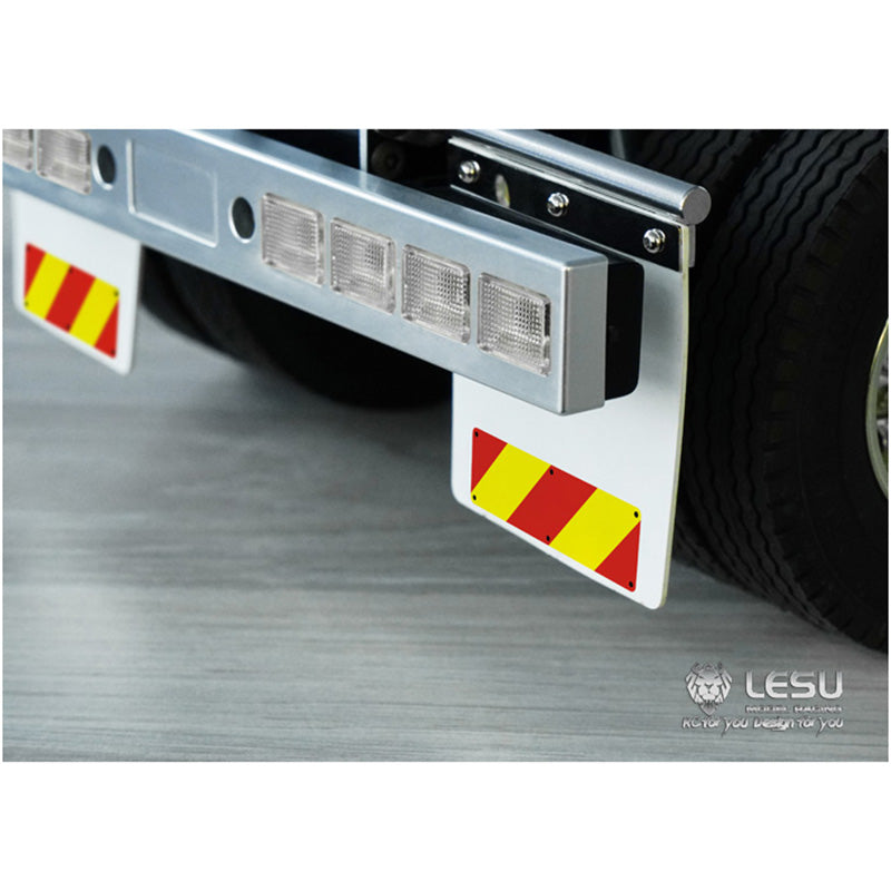 LESU Metal DIY Accessory Rear Mud Plate Suitable for 1/14 Scale American RC Truck Tractor Radio Controlled Car Upgrade Part