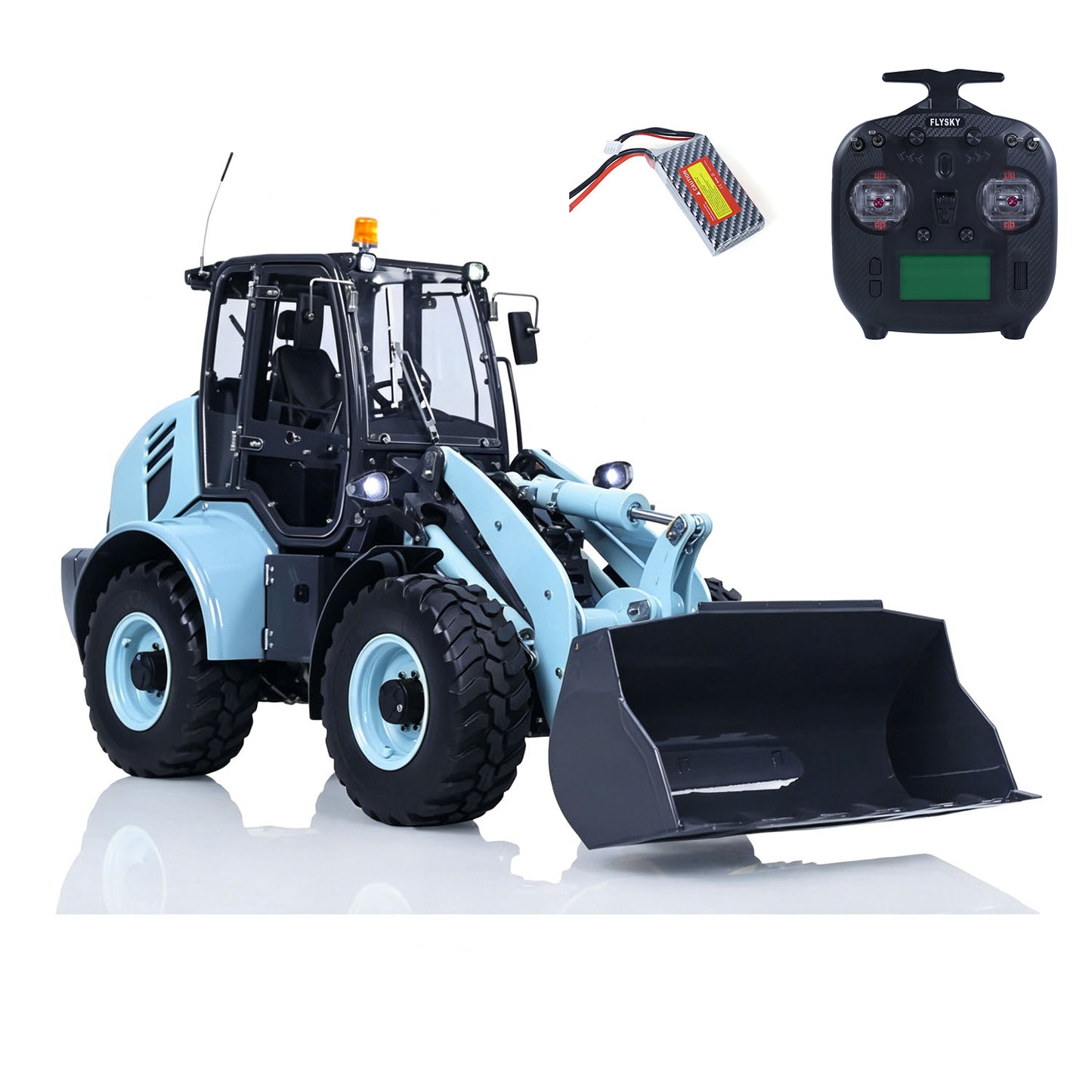 LESU 1/14 Metal RC Hydraulic Loader Aoue WA100M-8 4*4 RTR Remote Control Construction Vehicle Axle Lock Sound Light ST8 Radio