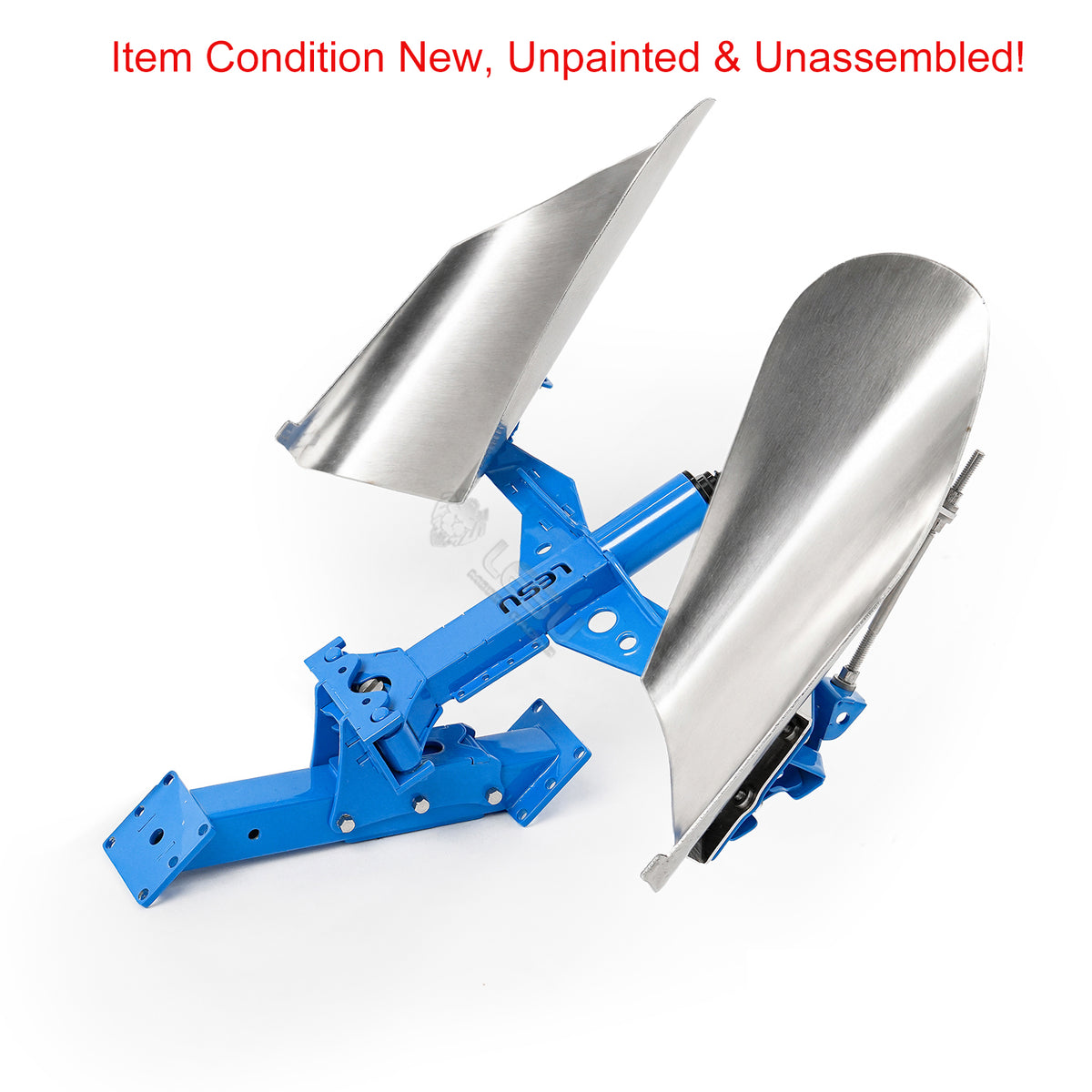 IN Stock LIMITED-TIME SALE LESU C0072 1/14 Metal Hydraulic Mounted Reversible Plow Upgrade Attachment for AOUE 1050 RC Walking Tractor Agricultural Vehicle Model