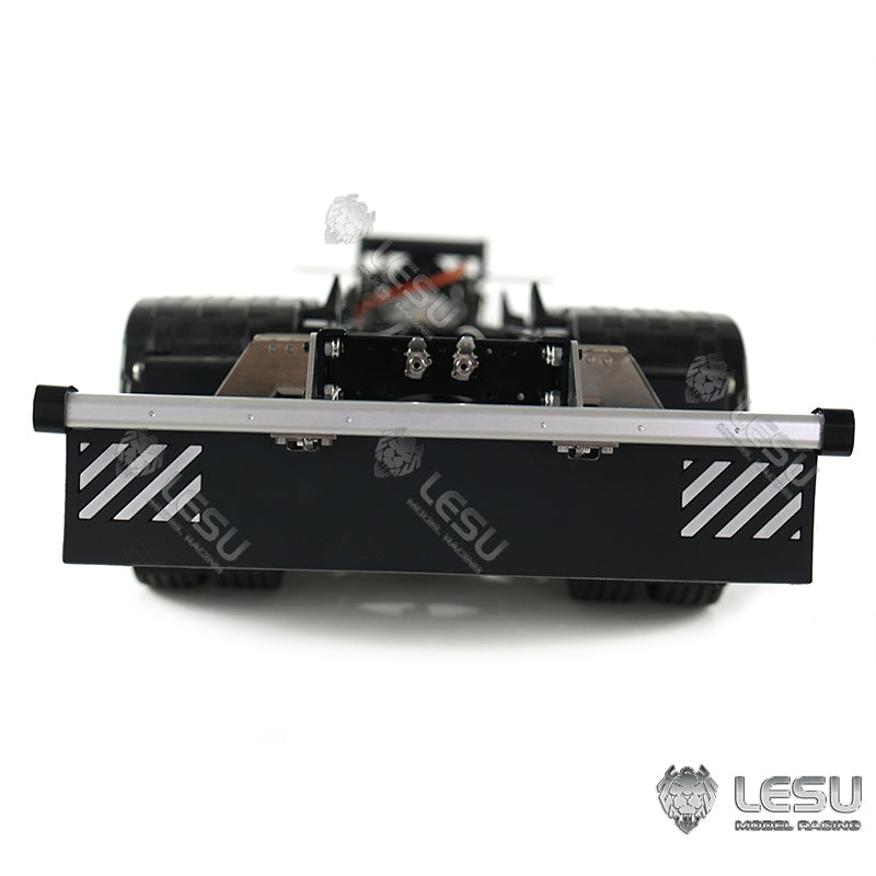 LESU Metal Exhaust Box Chimney Toolbox Air Filter Aircleaner Bumper for 1/14 Upgrade Part RC Tractor Truck DIY Cars Model