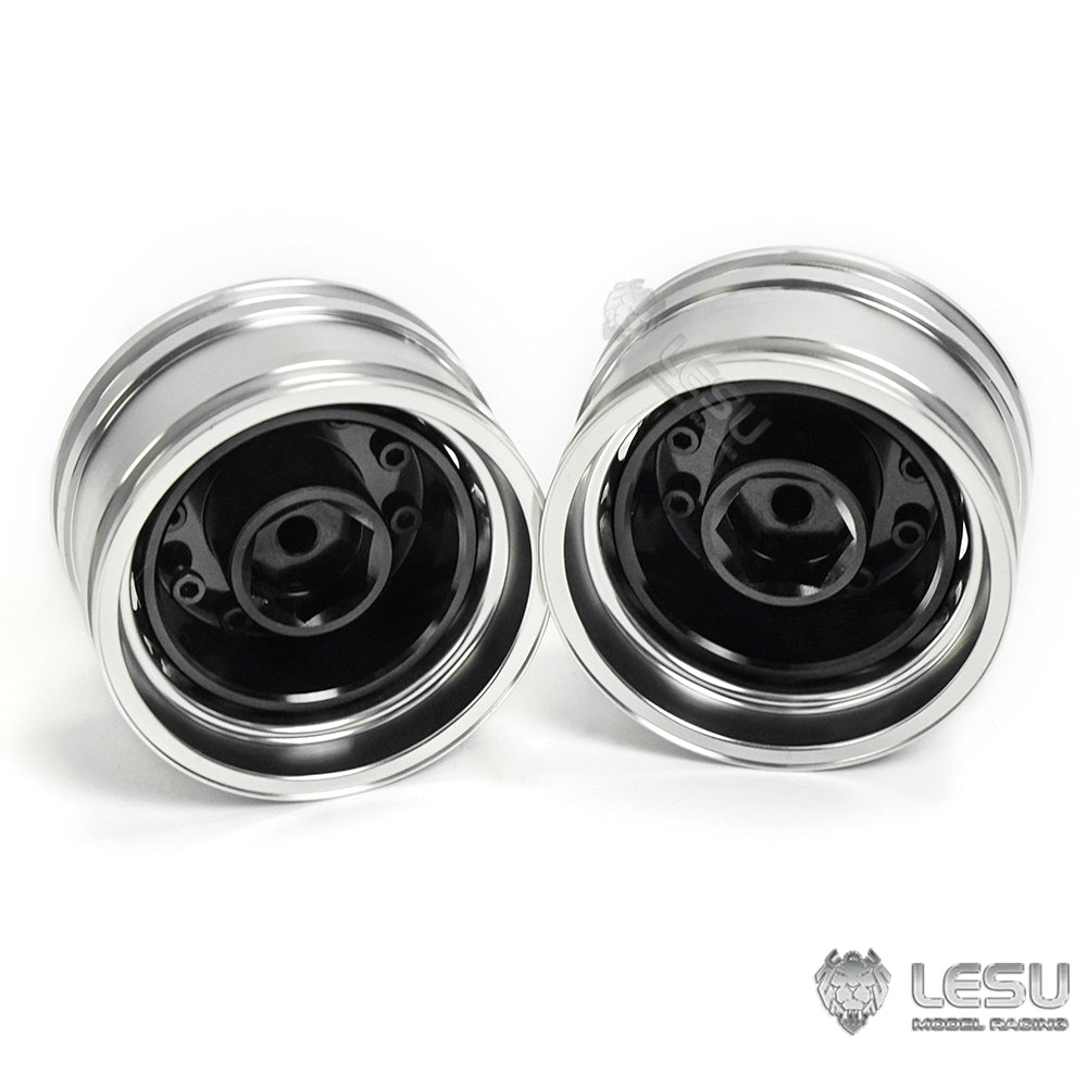 LESU Metal Wheel Hubs Hexagon Bearing Brake Drum Suitable for 1/14 RC Car Remote Control Dumper Tipper Truck Spare Part