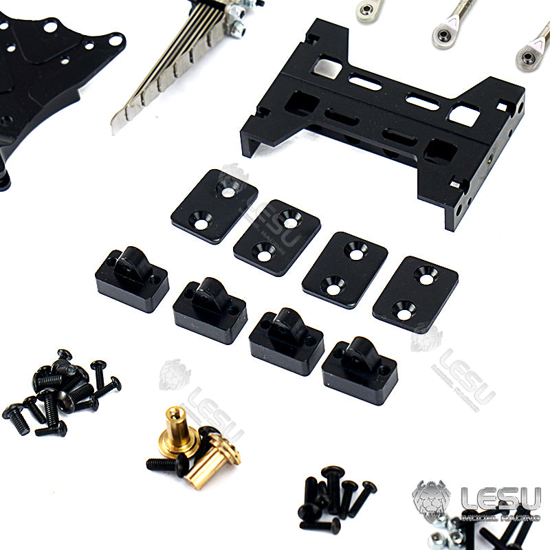 LESU X-8002-A Metal Rear Suspension Set for 1/14 Scale Remote Controlled Truck Axles DIY Model Accessories Spare Parts