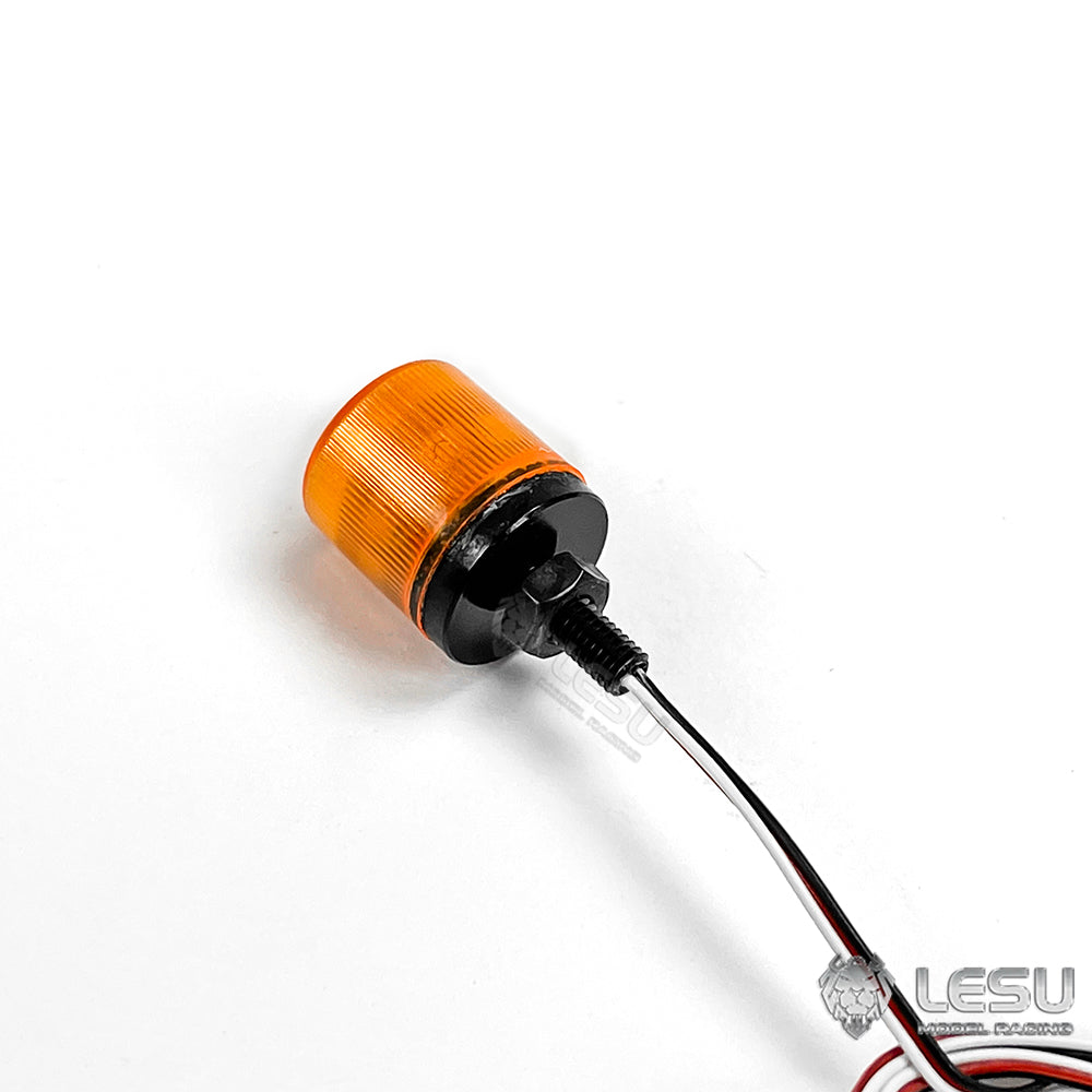IN Stock LESU Universal Spare Part Rotating Warning Light DIY Suitable for RC Tractor Truck Radio Controlled Dumper Trailer Cars