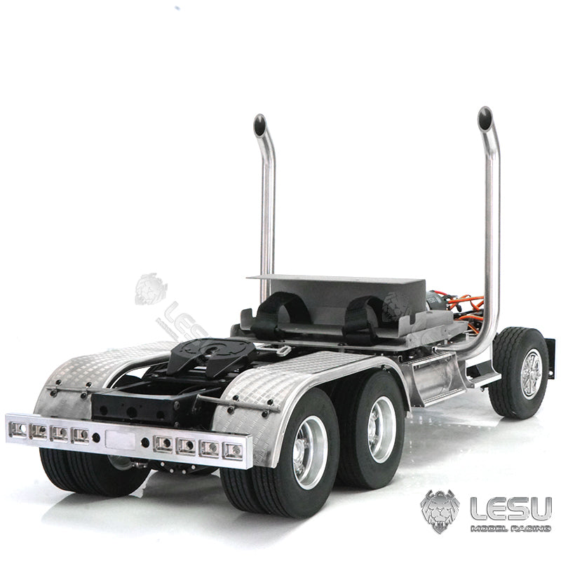 LESU 1/14 Scale Metal 6*6 Chassis for Remote Controlled Tractor Truck Motor Servo DIY Model W/O Battery Charger ESC