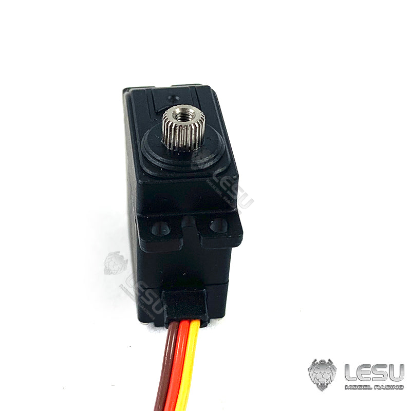 LESU RC Truck Spare Parts 12g 14kg Metal Gear Servo for 1/14 Customized Tractor Truck DIY Radio Controlled Trailer Dumper