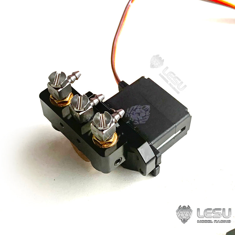 LESU Hydraulic System Switch Valve for DIY 1/14 RC Loader Excavator Construction Vehicles Trucks Car Parts