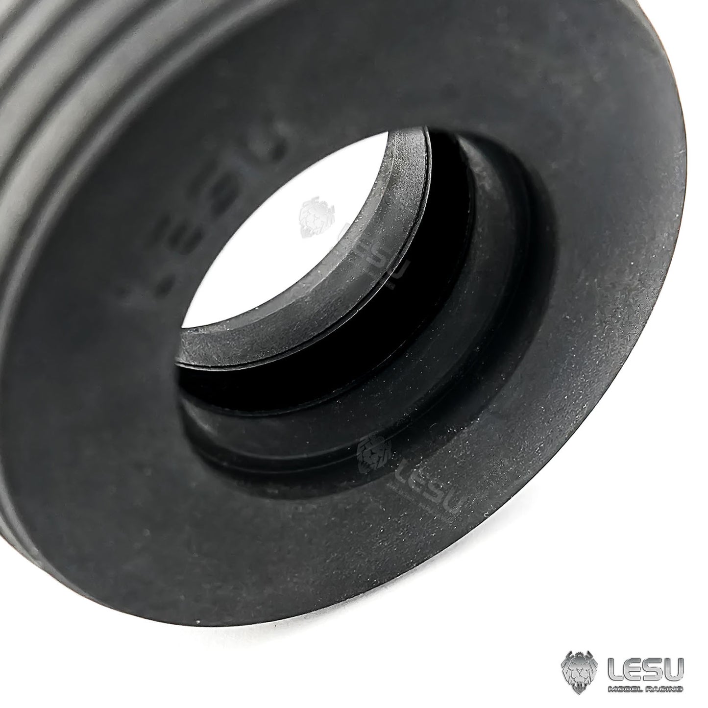 63MM Rubber Rear Wheel Tire for LESU AOUE 225A 1/14 RC Hydraulic Log Loader DIY Model Remote Control Sugarcane Loader Grabber