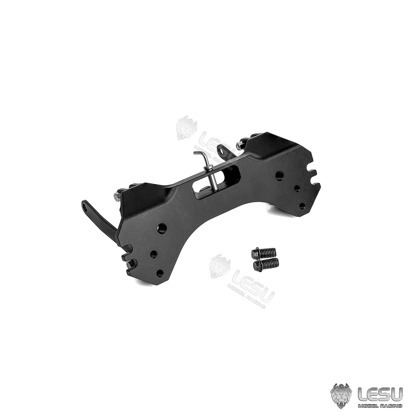 Metal Chassis Front Rear Axle Sway Bar Hydraulic Upgrade Kit Light System for LESU 1/14 RC Metal Light Truck U4023 AWD Off Road Model Car