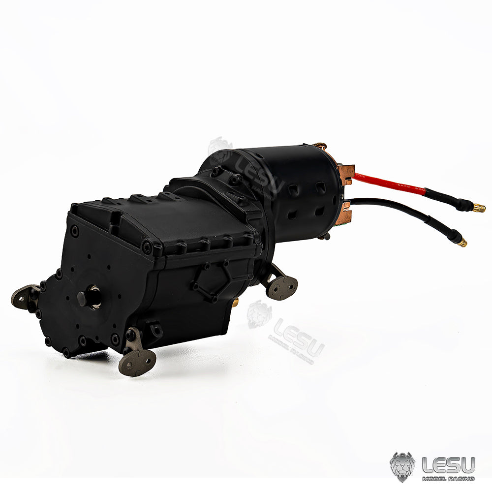 2Speed Metal Transmission Gearbox 27T Motor for LESU 4X4 1/10 RC Off-road Car RAVE-UM406 Emulated Car Hobby Models DIY Accessories