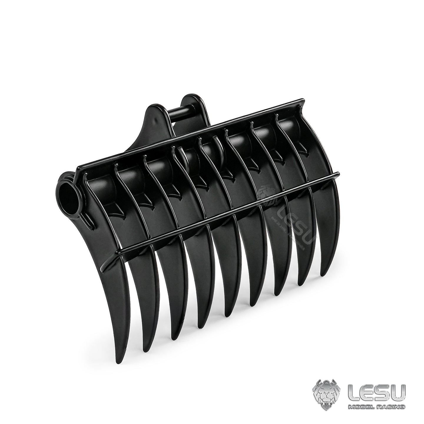 Metal Log Grapple Clamp Leveling Beam Grading Bucket Cultivator Rake Ripper Sieve Bucket for LESU Aoue PC30 B0003 1/14 RC Hydraulic Excavator Remote Control Mini Digger