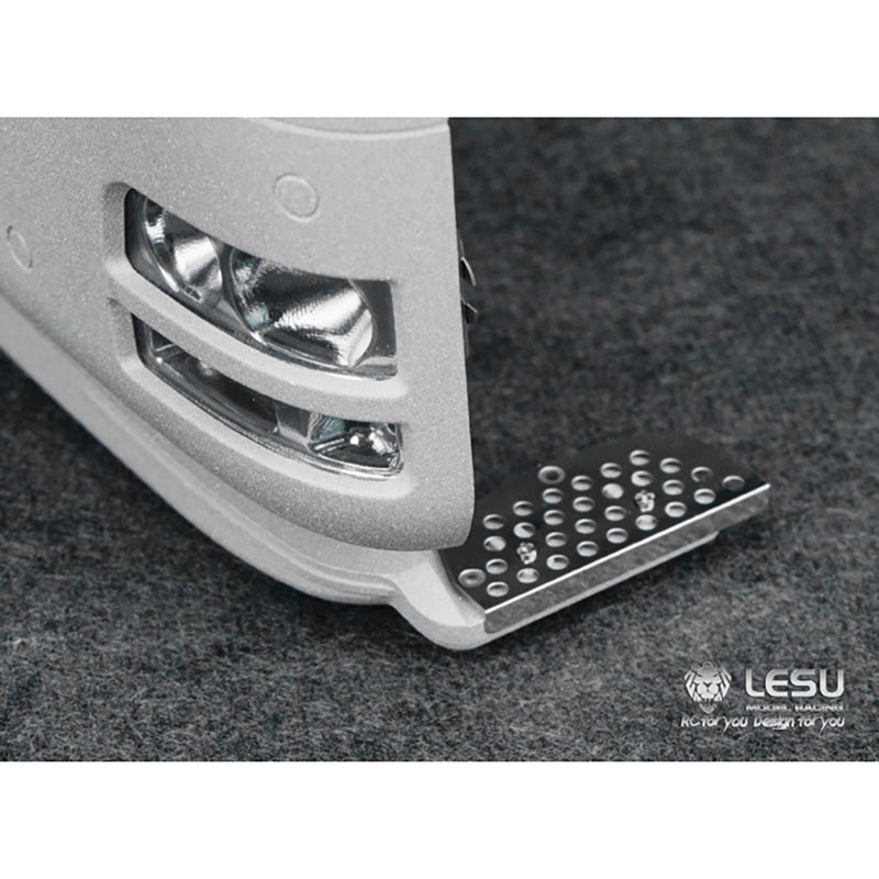 Lesu Upgraded Metal Lower Front Bumper for 1/14 RC Truck MAN TGX Dumper Car