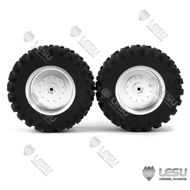 US STOCK LESU Metal Accessory Rear Wheel Hub Suitable for Walking RC Tractor Truck 1/16 DIY Model Radio Controlled Dumper DIY Parts