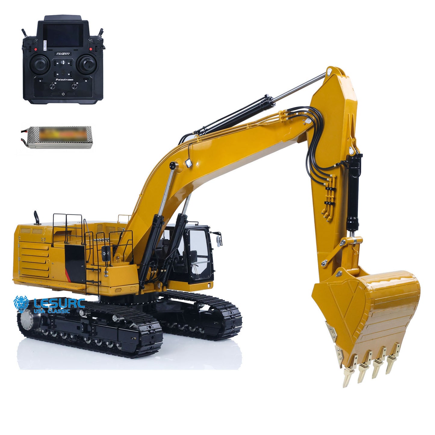 IN STOCK LESU Metal 1/14 Hydraulic RC Excavator C374F Radio Controlled Digger Heavy Construction Vehicle Paladin PL18EV LITE 6CH Valve