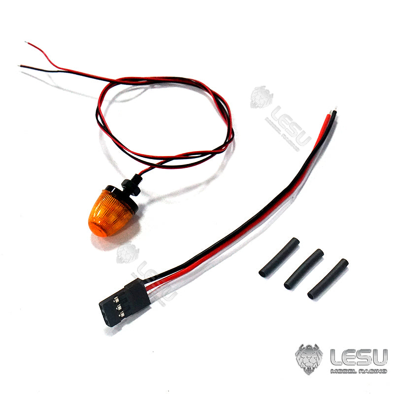 LESU Universal Spare Part Rotating Warning Light DIY Suitable for RC Tractor Truck Radio Controlled Dumper Trailer Cars