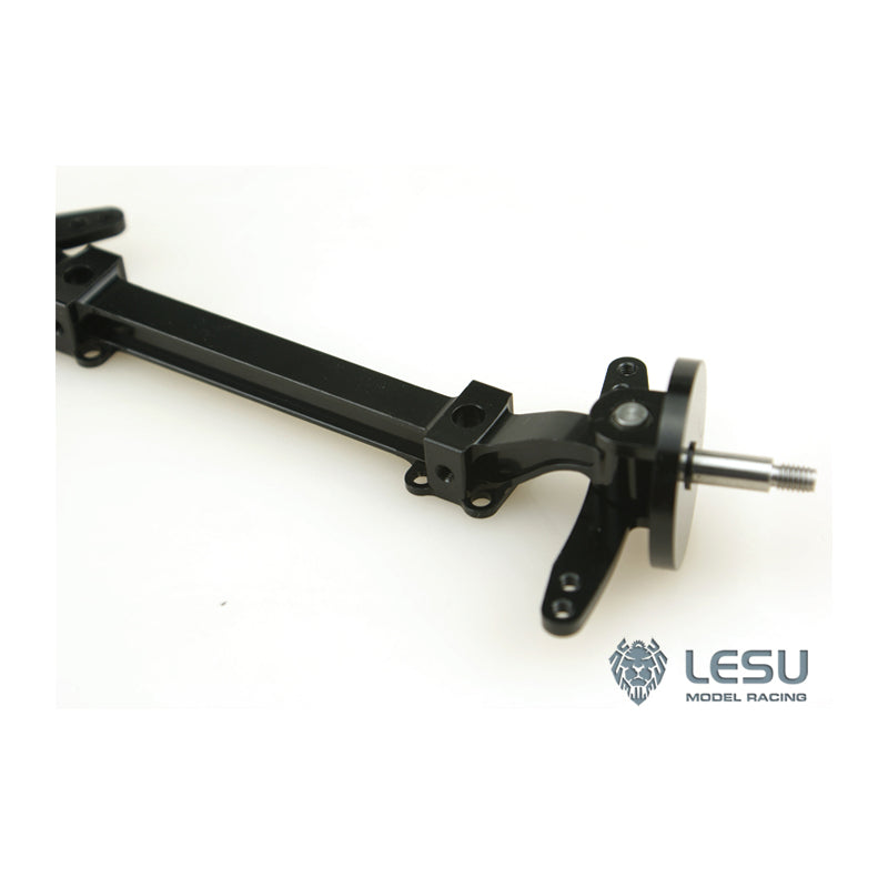 LESU Caster Passive Power-off Metal Front Axle for 1/14 Scale Model Remote Controlled Tractor Truck DIY Spare Parts