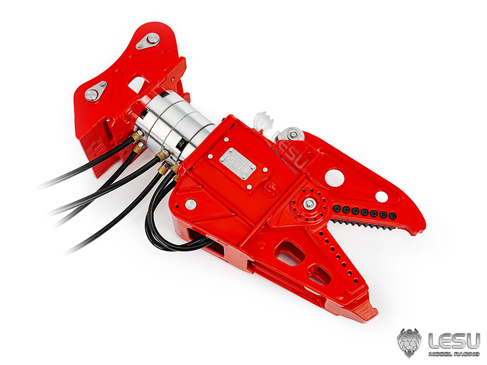 270 Degree Rotatable Hydraulic Metal Shear Clamp for 1/14 LESU RC Hydraulic Excavator LR945 LR956 SK500 PC360 ET26L ZX490 Remote Control Digger Model