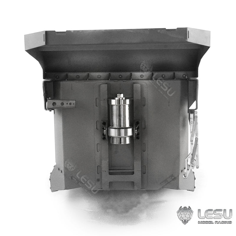 LESU Metal Car Bucket Dumper Box for DIY 1/14 Scale 8*8 Truck Construction Vehicle Model Spare Parts Replacements DIY