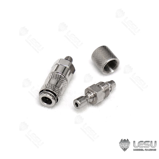 US STOCK 1/14 LESU Metal Tubing Connector A Spare Part Suitable for TAMIYA RC Radio Controlled Dumper Truck Cars Hydraulic System