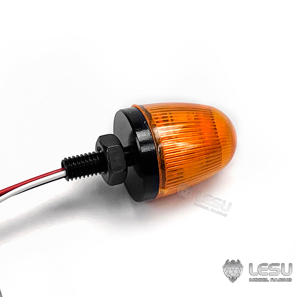 IN Stock LESU Universal Spare Part Rotating Warning Light DIY Suitable for RC Tractor Truck Radio Controlled Dumper Trailer Cars