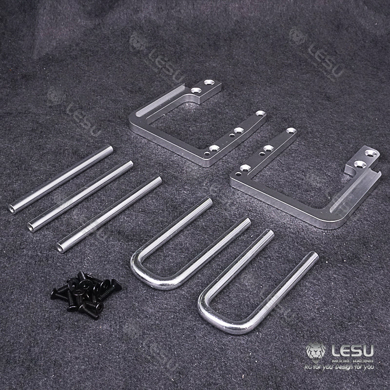 LESU Metal Spare Part Front Bumper Suitable for RC 1/14 Tractor Truck Model Radio Controlled R470 R620 DIY Cars Accessory