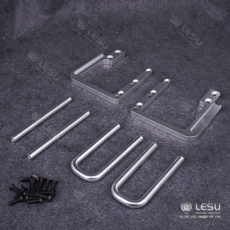 LESU Metal Spare Part Front Bumper Suitable for RC 1/14 Tractor Truck Model Radio Controlled R470 R620 DIY Cars Accessory