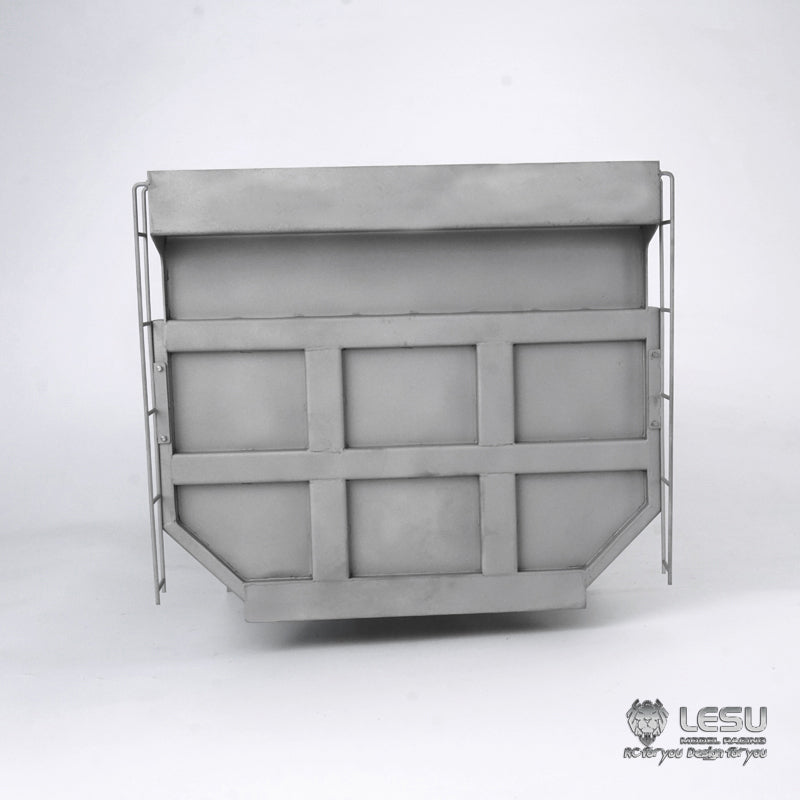 LESU 450MM Metal Cargo Bucket Container for Remote Controlled 8*8 Dumper 1/14 Scale Truck Construction Vehicle Model