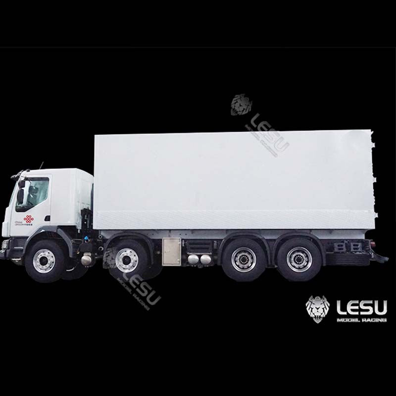 LESU Metal 1:14 RC Fully Enclosed Unpainted Truck VM Remote Control Lorry Vehicle Motor ESC Servo Light System W/O Battery Charger