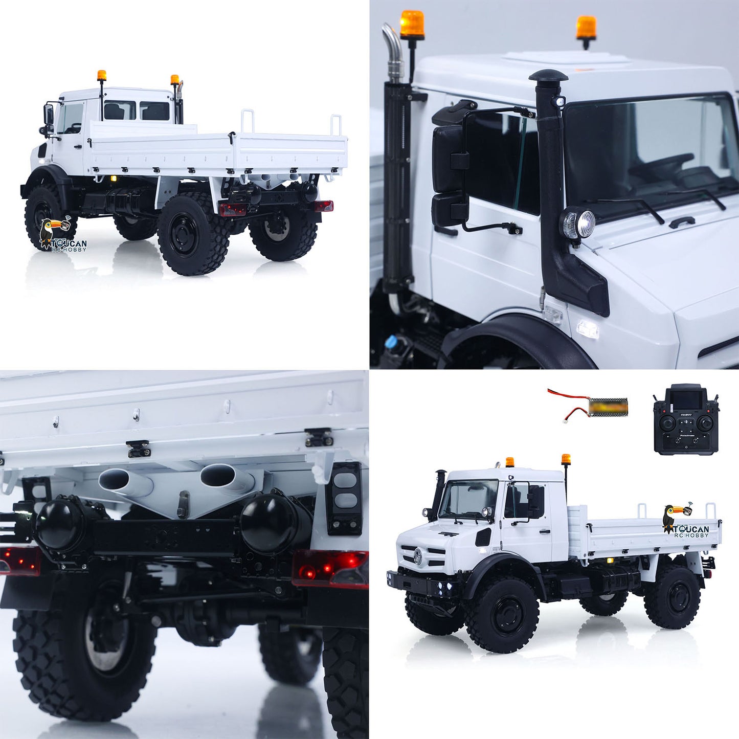 LESU U4023 4X4 1/14 RC Off Road Vehicle Metal ATV Light Truck MT44023 Model Light Sound Wheel Reduction Axle Lock Radio Battery