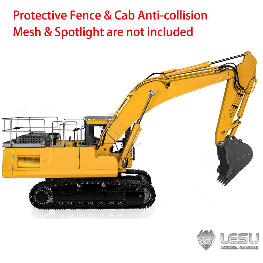 LESU PC360 1/14 Metal RC Hydraulic Excavator B0002 with 7CH Reversing Valves Light System DIY Construction Model for Hobby Builders