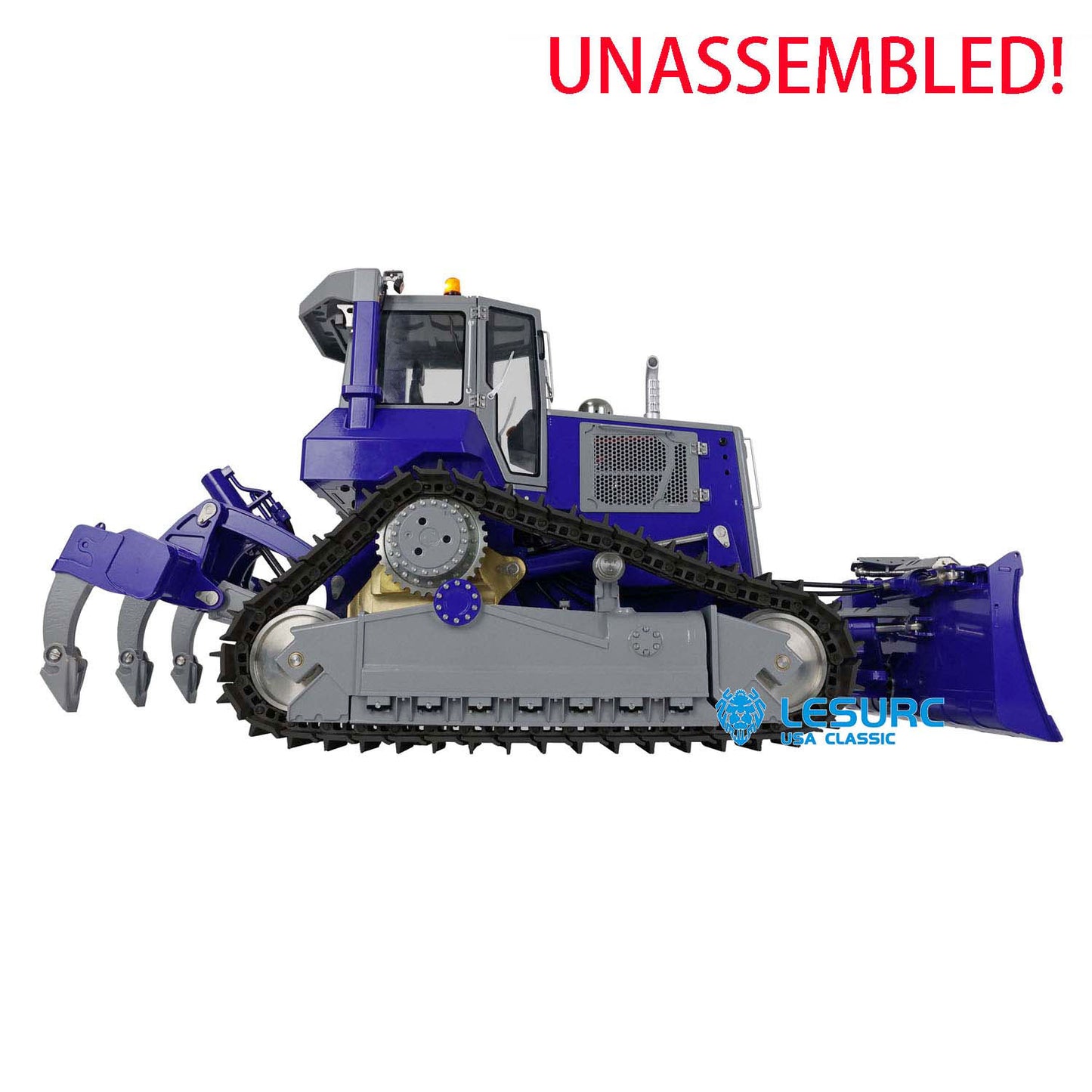 1/14 LESU Crawler Dozer Bulldozer RC Model Aoue-DT60 Hydraulic Painted Unassembled W/ Motor ESC Light Sound W/O Battery