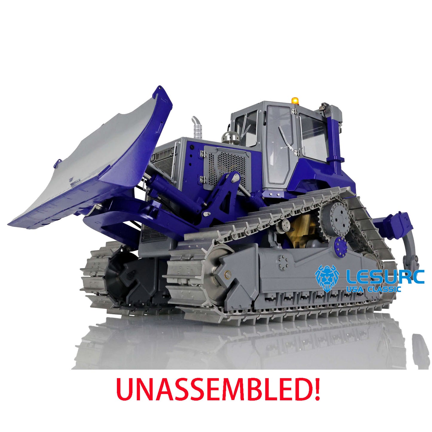 1/14 LESU Crawler Dozer Bulldozer RC Model Aoue-DT60 Hydraulic Painted Unassembled W/ Motor ESC Light Sound W/O Battery