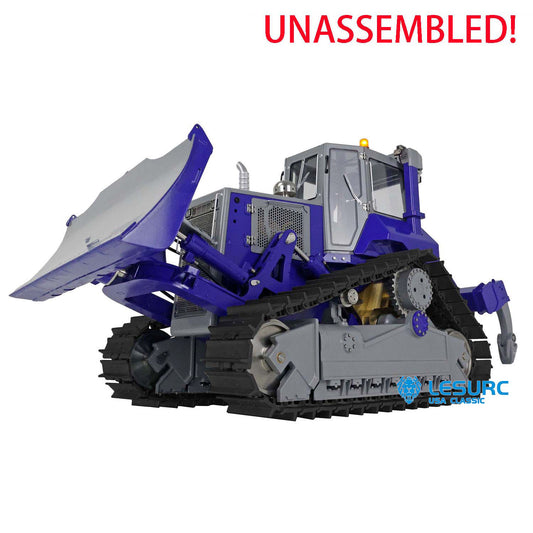 1/14 LESU Crawler Dozer Bulldozer RC Model Aoue-DT60 Hydraulic Painted Unassembled W/ Motor ESC Light Sound W/O Battery