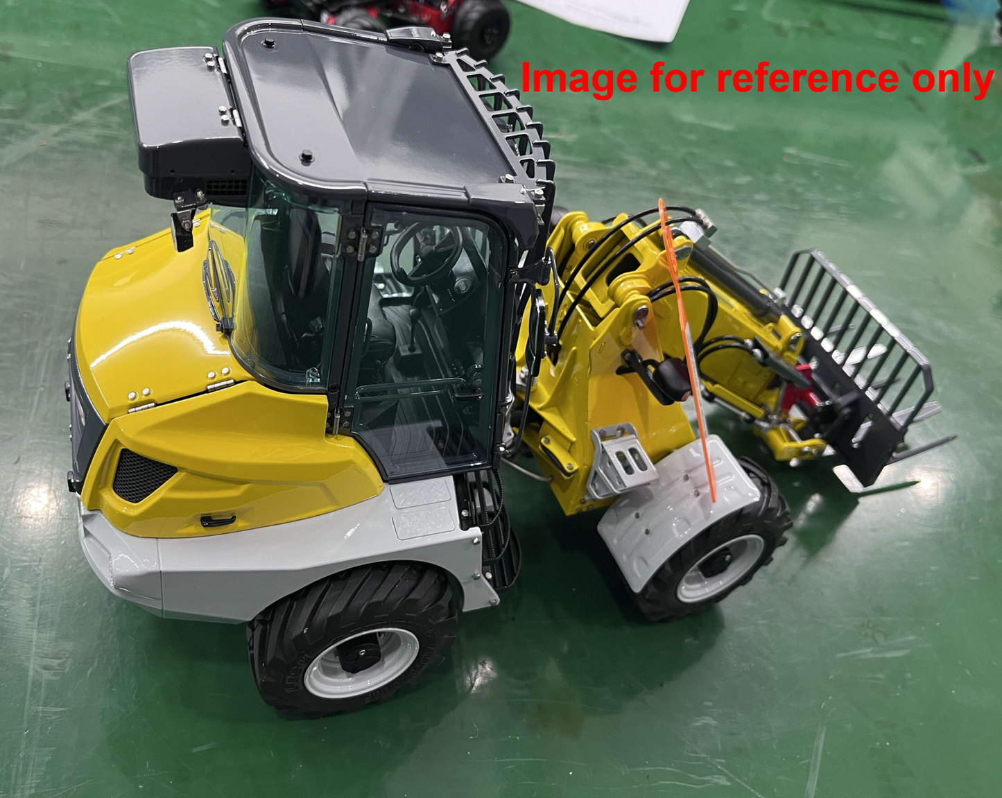 IN STOCK LESU 1/14 RC Hydraulic Telescopic Arm Loader AT1050 Tipper Construction Truck Model With 4 Wheel Drive I6S Radio System Fork