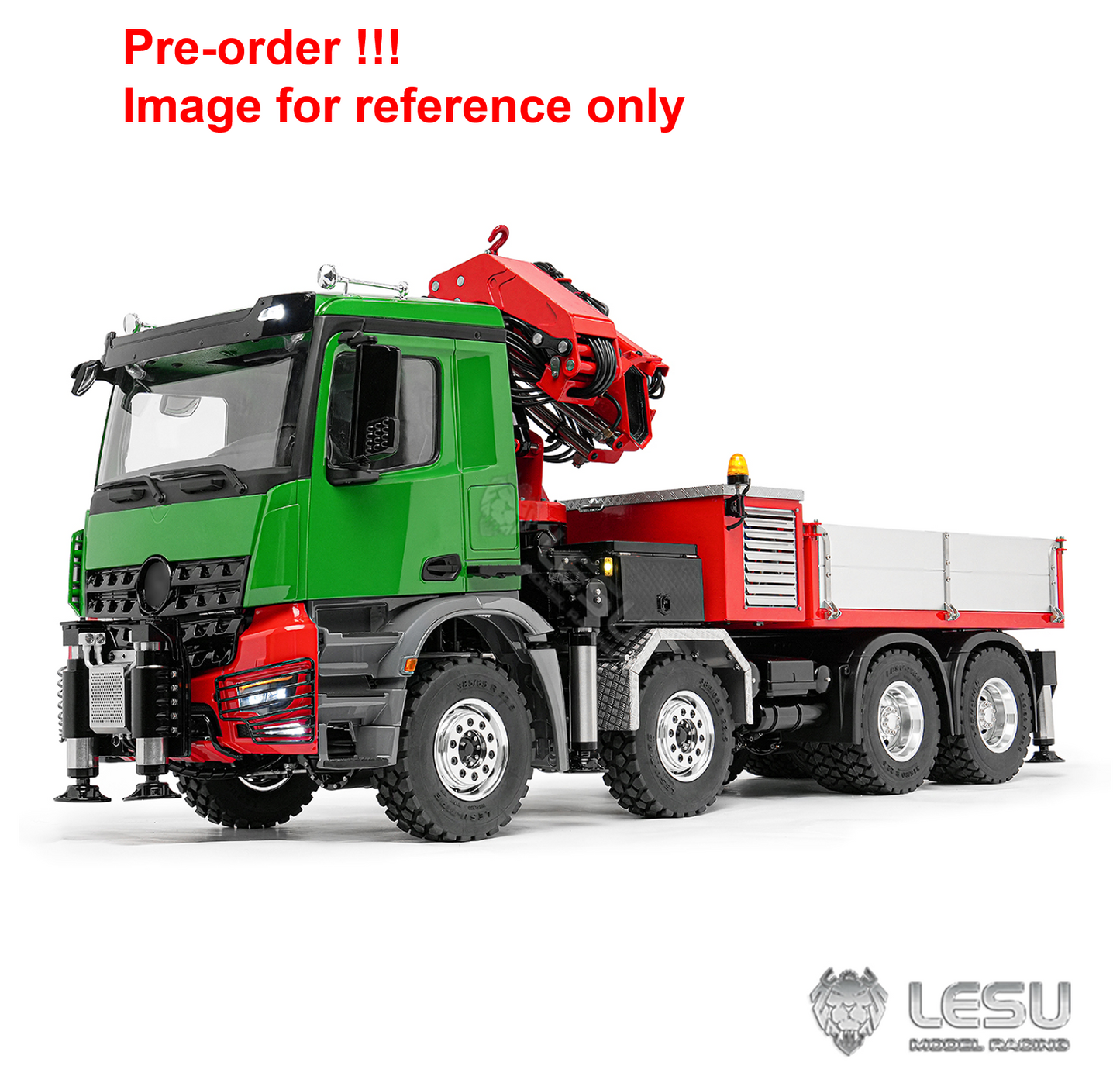 New Pre-Order Deposit 1/14 8x8 Crane Truck Remote Control Lorry