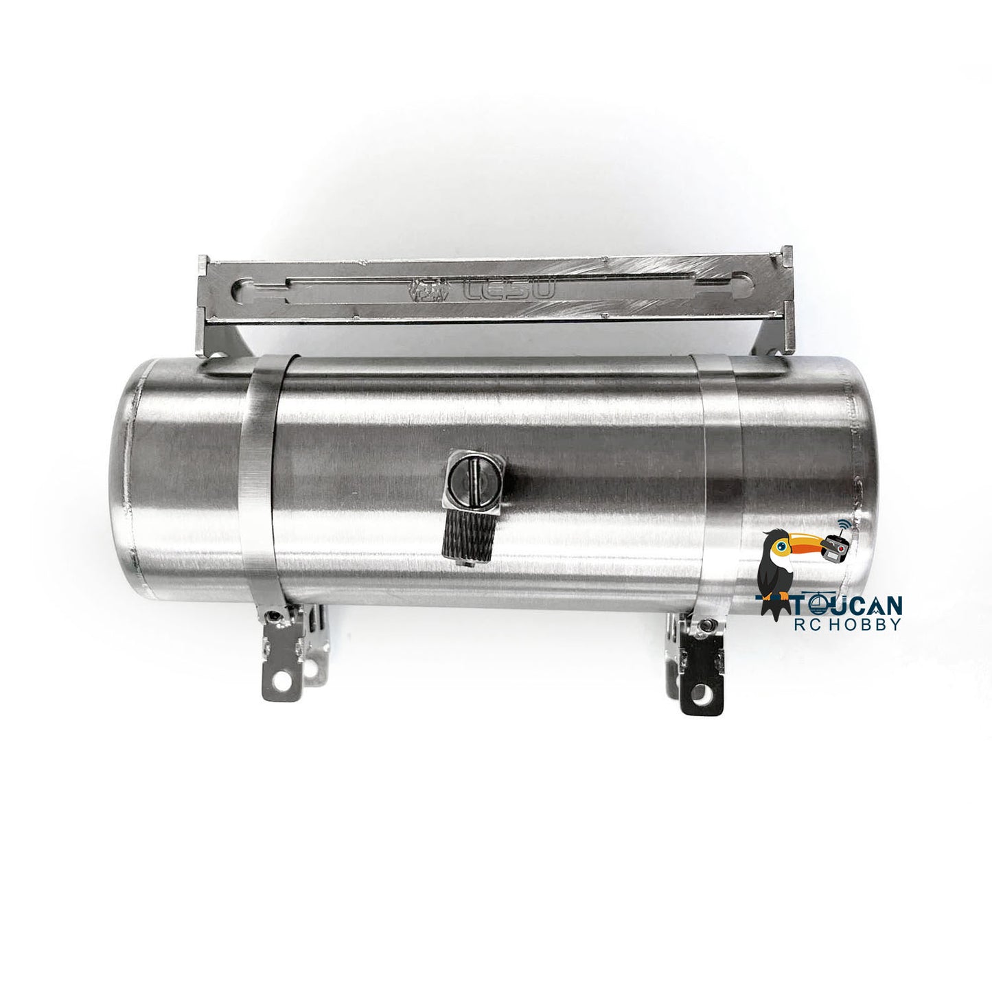 US STOCK 1/14 LESU 115MM Metal Hydraulic Round Oil Tank A DIY Spare Parts for TAMIYA RC Tractor Truck Radio Controlled Dumper Car Accessory