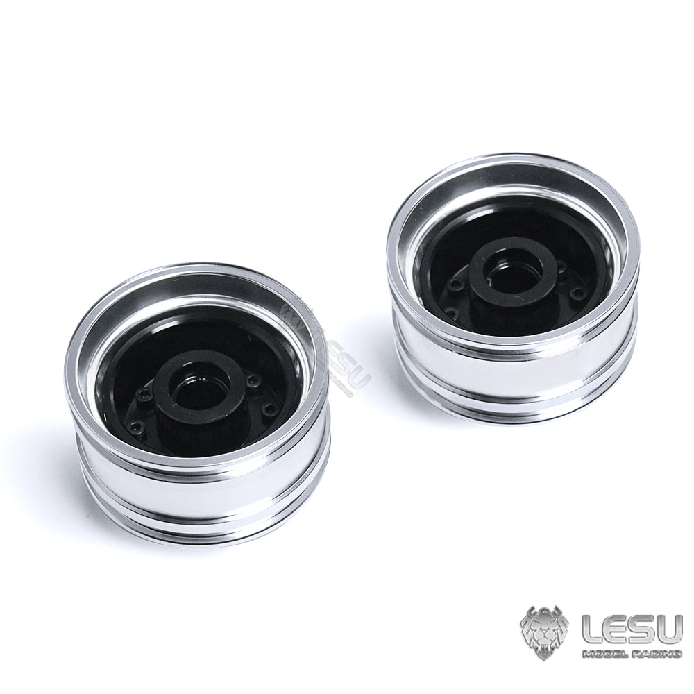 LESU Metal Wheel Hubs Hexagon Bearing Brake Drum Suitable for 1/14 RC Car Remote Control Dumper Tipper Truck Spare Part