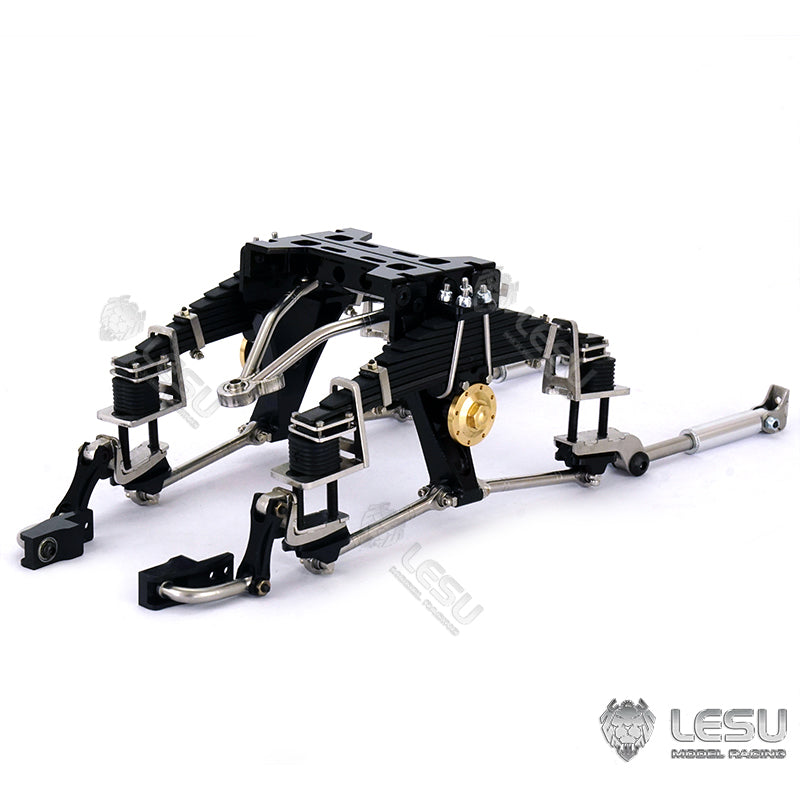 Metal Rear Suspension for LESU 1/14 Scale Differential Axles Tractor Truck Dumper Car Model Spare Parts Replacements Accessories