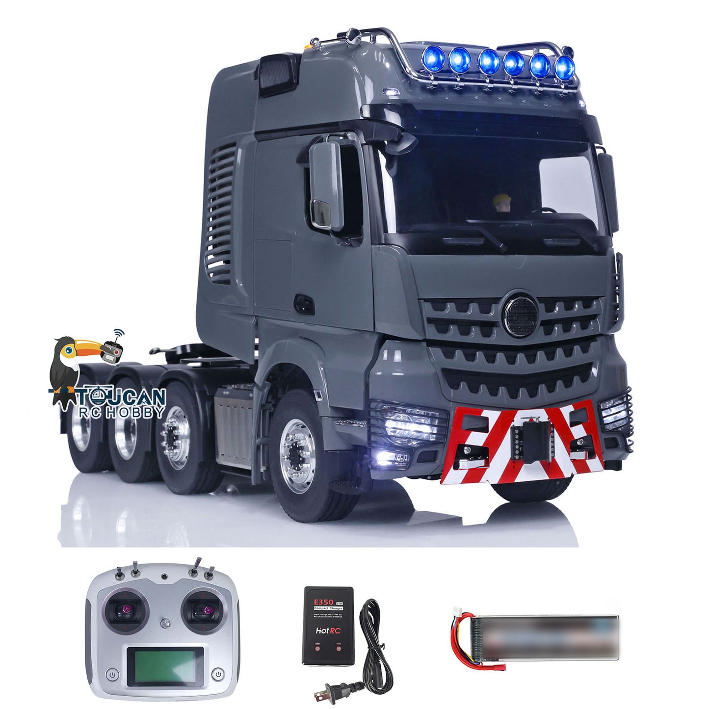 LESU 1:14 RC Tractor Truck Remote Controlled Car Painted Assembled Metal Chassis Hobby Model 1851 3363 Optional Versions