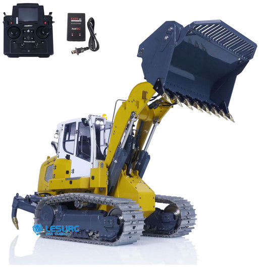 LESU LR636 1/14 Metal Hydraulic RC Tracked Loader Brushless Motor PL18EV Lite Remote Controller 4 Ways Directional Valve Sound Light System
