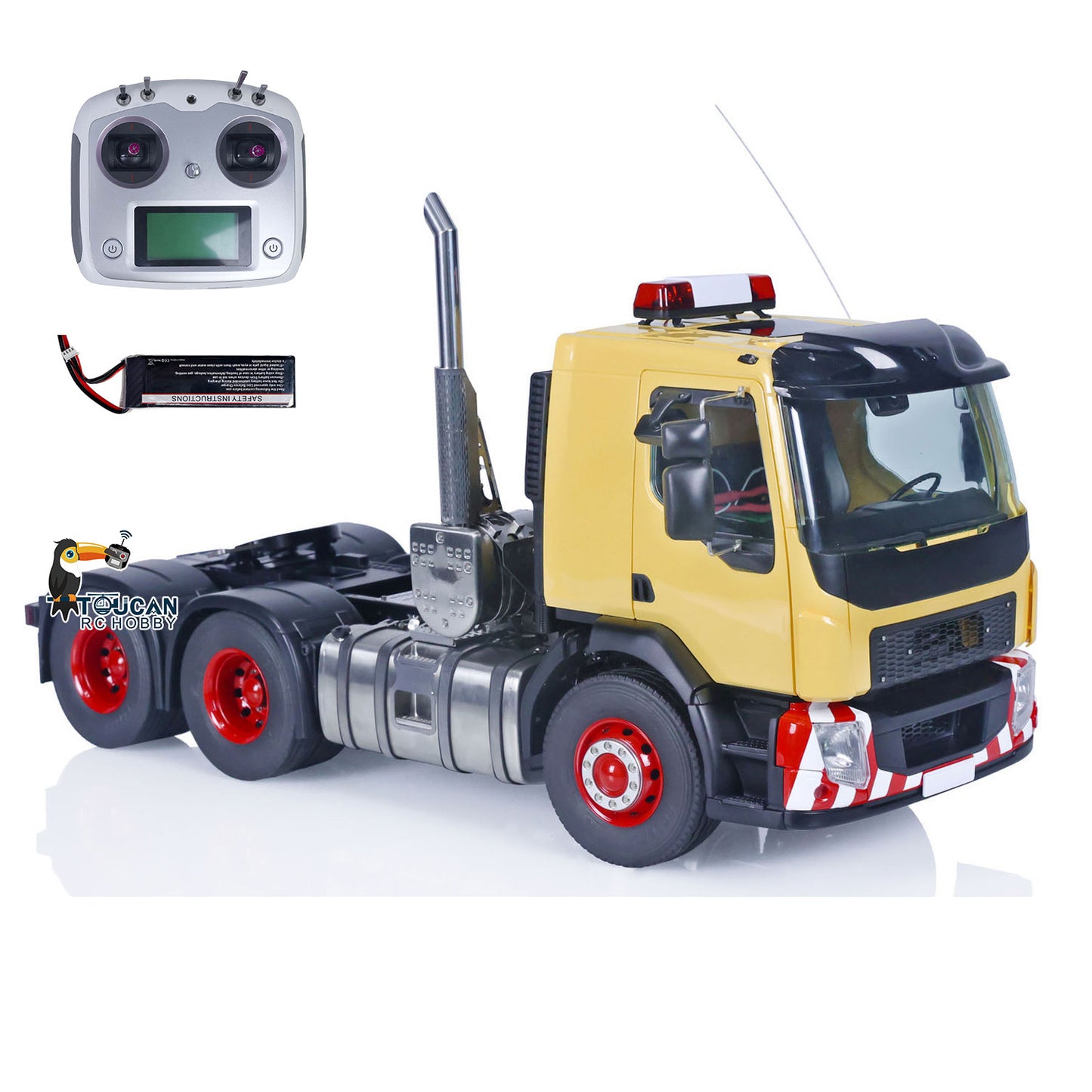 LESU 1/14 6x6 RC Tractor Truck 3 Axles Painted Assembled Remote Control Car Model DIY Emulated Vehicle Optional Versions