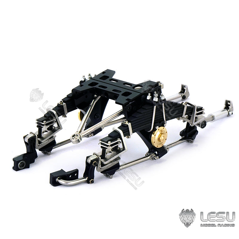 Metal Rear Suspension for LESU 1/14 Scale Differential Axles Tractor Truck Dumper Car Model Spare Parts Replacements Accessories