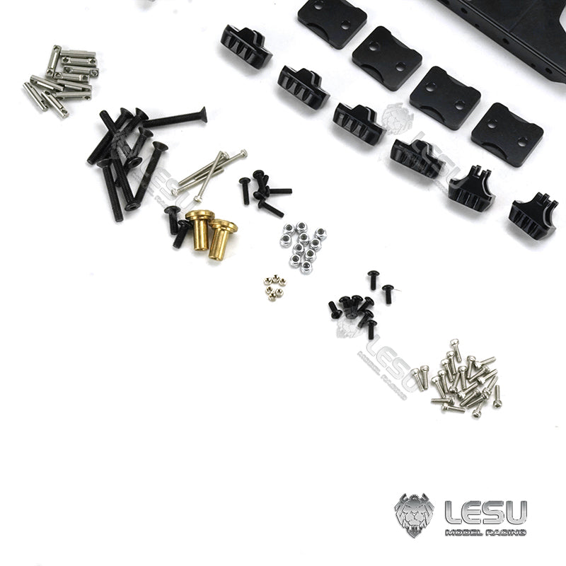 Metal 9MM Rear Suspension for LESU 1/14 Scale Differential Axles Dump Truck Model DIY Replacements Accessories Spare Parts