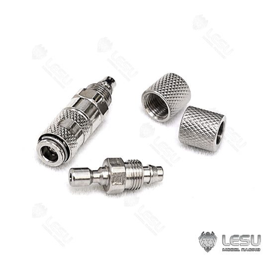 US STOCK LESU Metal Tubing Connector Accessory Suitable for TAMIYA 1/14 Scale DIY RC Truck Radio Controlled Dumper Tipper Model Cars Parts