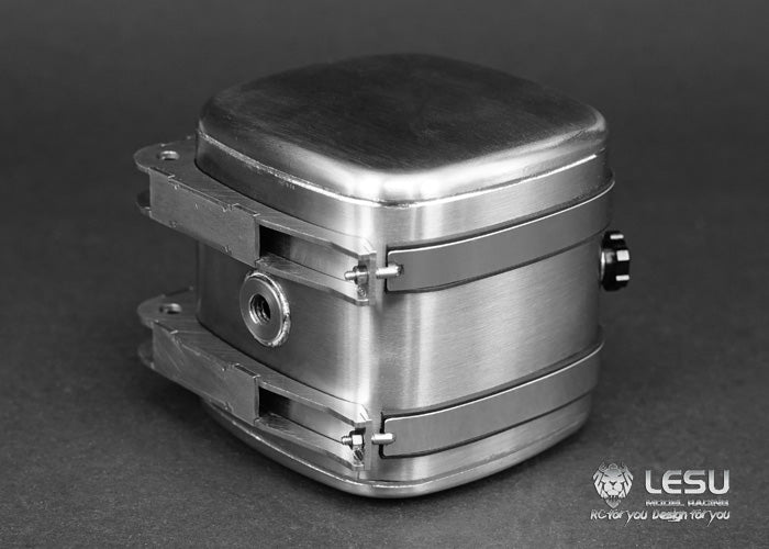 LESU 1PC 36MM 52.5MM 72MM 82MM 85MM 90MM 108MM 119MM Metal Hydraulic Tank B for 1/14 RC Dumper Tractor Truck Model DIY Part