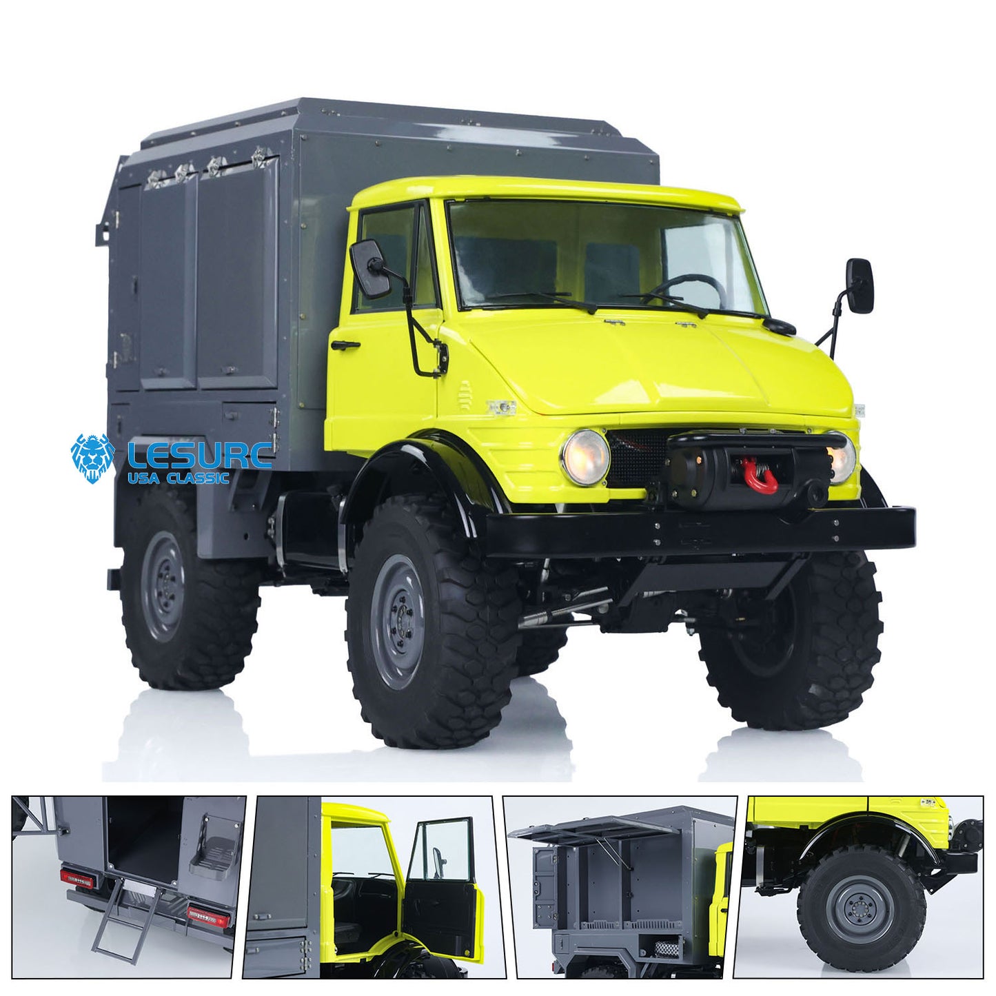 LESU RAVE-UM406 1/10 Metal RC Off Road Vehicle Z002 Crawler with Hobbywing Brushless Motor 2 Speed Transmission Winch Light Sound